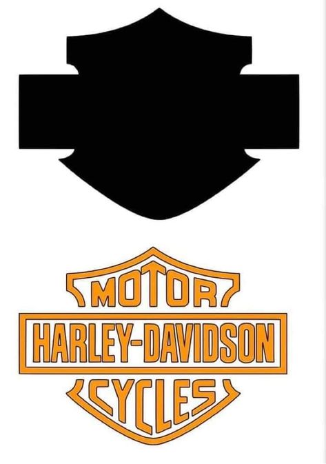 Logo Harley Davidson, Harley Davidson Decor, Harley Davidson Crafts, Vinyl Projects Silhouette, Cricut Projects Easy, Sublimacion Ideas, Idee Cricut, Cricut Stencils, Cricut Explore Projects