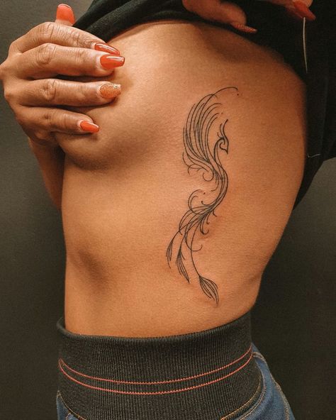 https://www.instagram.com/p/CW_ef76oR4k/?utm_medium=share_sheet Phoenix Tattoo For Women, Phoenix Tattoo Women, Tattoo For Women Ideas, Phoenix Tattoo Ideas, Fenix Tattoo, Arrow Tattoos For Women, Phoenix Bird Tattoos, Phönix Tattoo, Rib Tattoos For Women