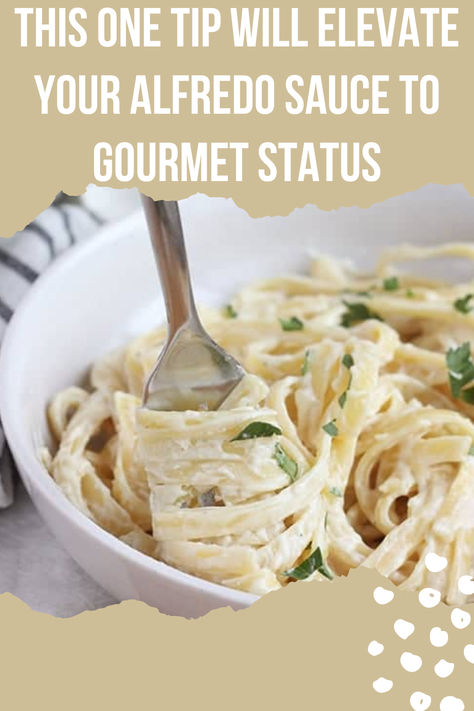 This One Tip Will Elevate Your Alfredo Sauce to Gourmet Status Recipe Alfredo Sauce, Homemade Alfredo Sauce Recipe, Alfredo Sauce Recipe Homemade, Homemade Alfredo, Alfredo Sauce Recipe, Homemade Alfredo Sauce, Alfredo Recipe, Fettuccine Alfredo, Alfredo Sauce