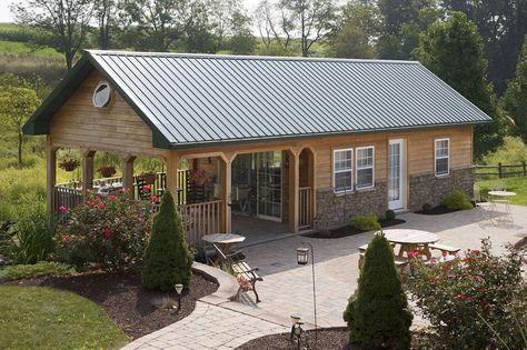 Pole Barn Interior Designs | Custom Buildings - Timberline Buildings Barndominium Construction, Interior Barndominium, Barn Interior Design, Barn House Design, Pole Buildings, Barn Interior, A Small House, Haus Am See, Casa Vintage