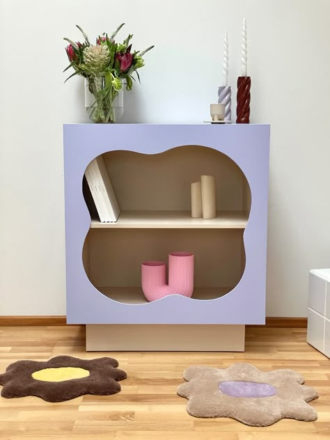 Ikea Cube Storage Ideas, Ikea Cube Storage Hack, Van Bedroom, Ikea Headboard Hack, Shaped Rugs, Room Moodboard, Kallax Shelving Unit, Ikea Kallax Hack, Ikea Ideas