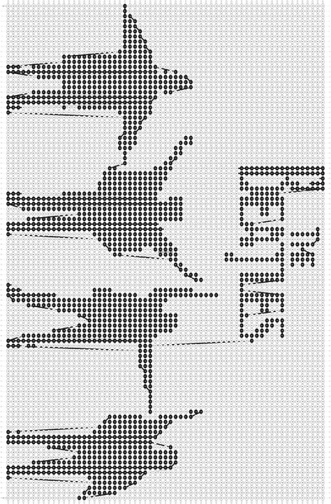 Alpha pattern #762 | BraceletBook Beatles Cross Stitch, Beatles Embroidery, Beatles Logo, Wicked Crafts, Knit Christmas Ornaments, Shadow People, Swedish Embroidery, Graph Paper Drawings, Fair Isle Knitting Patterns