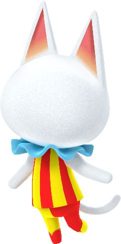 Animal Crossing Blanca, Bianca Animal Crossing, Blanca Animal Crossing, Suspicious Cat, Animal Crossing Cats, Blank Face, Animal Crossing Wiki, Star Signs Aquarius, Happy Home Designer