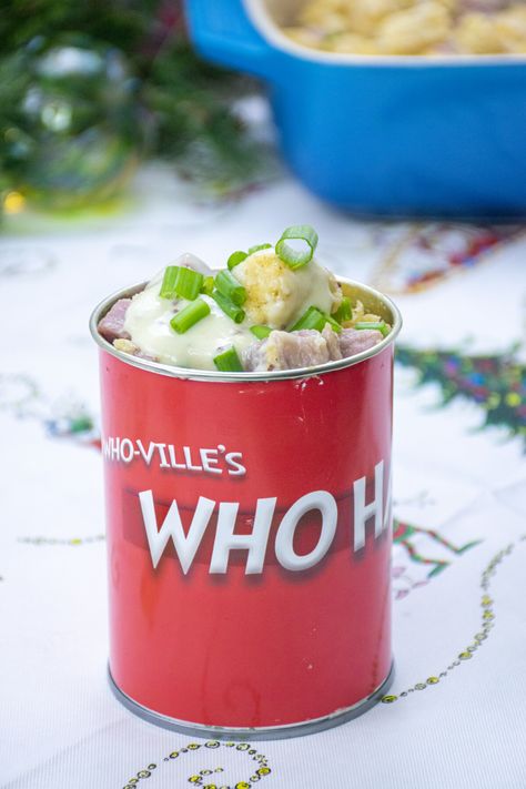 Grinch Christmas Menu Ideas, Who Hash Grinch, Breakfast With The Grinch, Universal Studios Copycat Recipes, Grinch Themed Food Dinner, Grinch Salad, Grinch Menu Ideas, How The Grinch Stole Christmas Party, Whoville Food