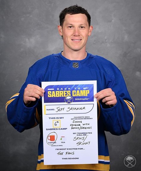 Jeff Skinner Sabres, Jeff Skinner, Quinn Hughes, Skin Tea, Buffalo Sabres, Nhl Players, Ice Hockey, Nhl, Hockey