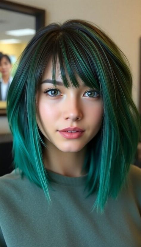 Short Haircut Tutorial, Short Hairstyles With Bangs, Mermaid Hair Color, Colored Hair Tips, Fine Straight Hair, Haircut Tutorial, Long Face Hairstyles, Hair Photography, Short Haircuts For Women