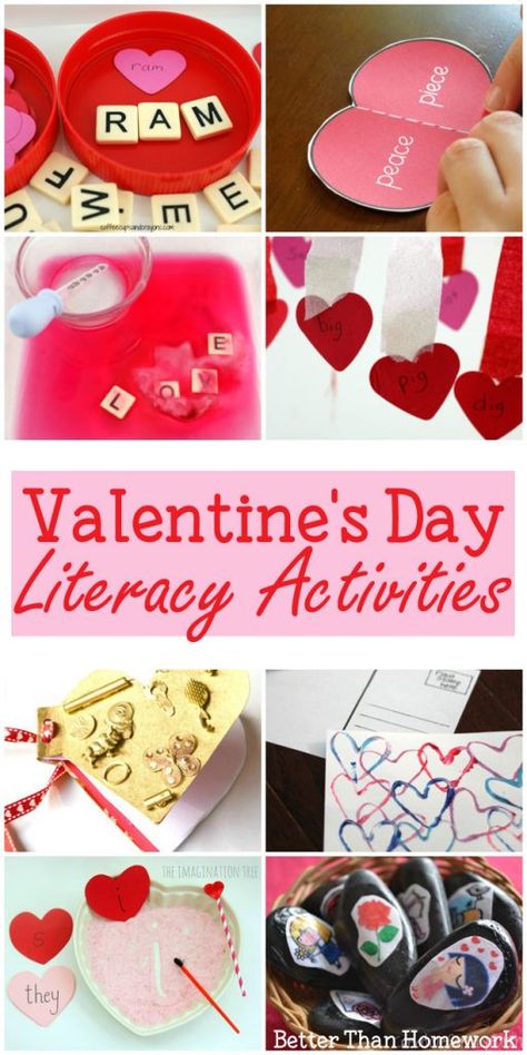 Practice reading and writing with one of these fun Valentine's Day literacy activities perfect for kids in kindergarten through fifth grade. #literacy #ValentinesDay #BetterThanHomework Diy Lacing Cards, Homeschool Coop, Lacing Cards, Preschool Valentines, Valentine Activities, Valentine Theme, Valentines Day Activities, Valentines School, Crafty Kids