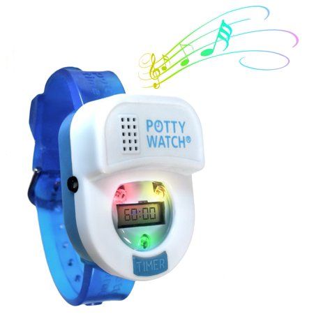 Potty Time Watch Toddler Toilet Training Aid ~ Blue Toddler Toilet Training, Boba Baby Wrap, Toddler Toilet, Toddler Potty, Train Light, Kids Potty, Potty Time, Colorful Watches, Toilet Training