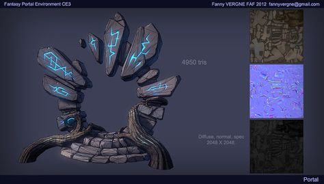 Overgrown Nether Portal, Minecraft Overgrown, Fantasy Portal, Nether Portal, Portal Design, Props Concept, Environment Props, Arte Dc Comics, 카드 디자인