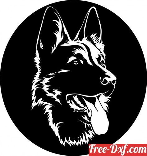 German Shepherd clipart bnZLJ High quality free Dxf files, Svg, Cdr and Ai Ready to cut for laser Cnc plasma and Download Instantly Animals, Dogs, Wall sign, Arts, Pets, German shepherd, Dog Wolf Clipart, Safari Scene, Animal Hunting, Tiger Decor, White German Shepherd, Polygon Art, Cdr File, Tiger Face, Pet Signs