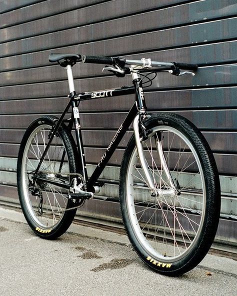 Commuter Bike Style, Urban Bike Style, Single Speed Mountain Bike, Mtb 26, Vintage Mountain Bike, Cycling Pictures, Modern Bike, Urban Bicycle, Bicycle Gear