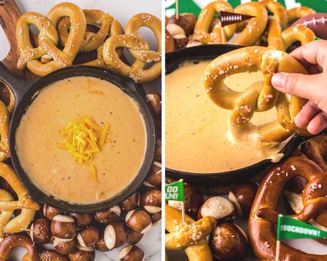 Pretzels With Beer Cheese Dip, Pretzel Bites And Beer Cheese Dip, Soft Pretzels With Beer Cheese Dip, Easy Beer Cheese Dip 3 Ingredients, Quick Beer Cheese Dip, Easy Beer Cheese Dip, Easy Beer Cheese, Beer Cheese Dip Recipe, Cream Cheese Recipes Dip