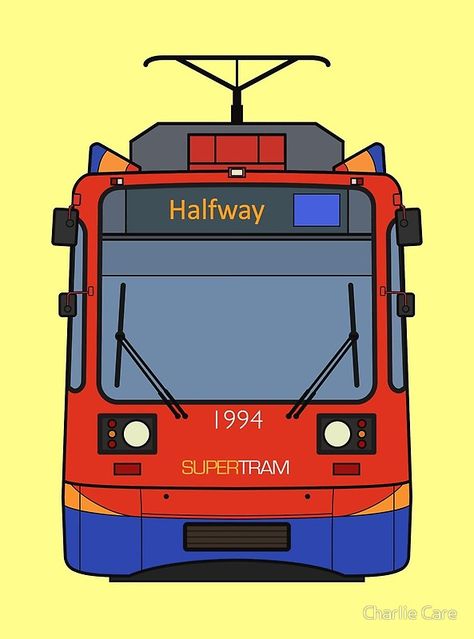 Sheffield Tram Yorkshire City, Led Ideas, Sheffield Art, Light Rail Vehicle, Sheffield Steel, Train Drawing, Train Posters, South Yorkshire, Light Rail