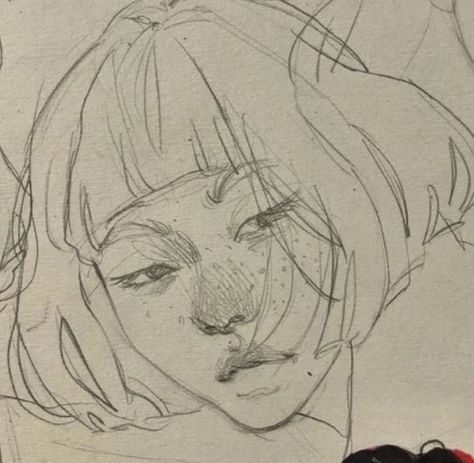 Draw Freckles, Girl With Freckles, Bruh Girl, A Drawing, Sketch