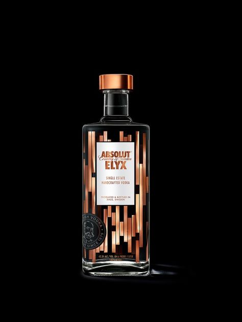 bold. and we like gold. Luxury Vodka, Absolut Elyx, Winter Wheat, Luxury Definition, Soft Winter, Pretty Design, Vintage Copper, Luxury Gifts, Wheat