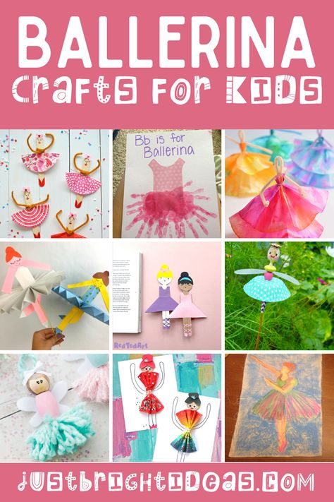 Loving these ballerina craft for kids of all ages. There are popsicle stick dancers for preschoolers, gorgeous coffee filter dancers and an Edgar Degas inspired chalk art project for your middle schoolers! #craftsforkids #ballerinas Coffee Filter Ballerina, Ballerina Games For Kids, Dance Art Projects, Dance Themed Crafts, Ballerina Crafts Preschool, Ballet Crafts For Preschoolers, Dance Crafts For Preschoolers, Ballet Crafts For Kids, Nutcracker Ballet Crafts