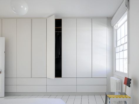 Contemporary Wardrobe Design, White Wardrobe Designs, White Wardrobes, Fitted Bedrooms, White Wardrobe, Wardrobe Designs, Wardrobe Drawers, Wardrobe Design Bedroom, Built In Furniture