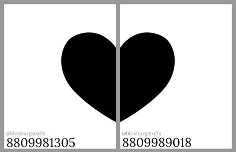 decal codes Heart Decal Bloxburg, Bloxburg Decals Codes Wallpaper Black And White, Black And White Decal Codes, Bloxburg Decals Codes Black And White, Black Decal Codes, Black And White Decals Bloxburg, Black And White Bloxburg Decal Codes, Decal Codes, Anime Decals