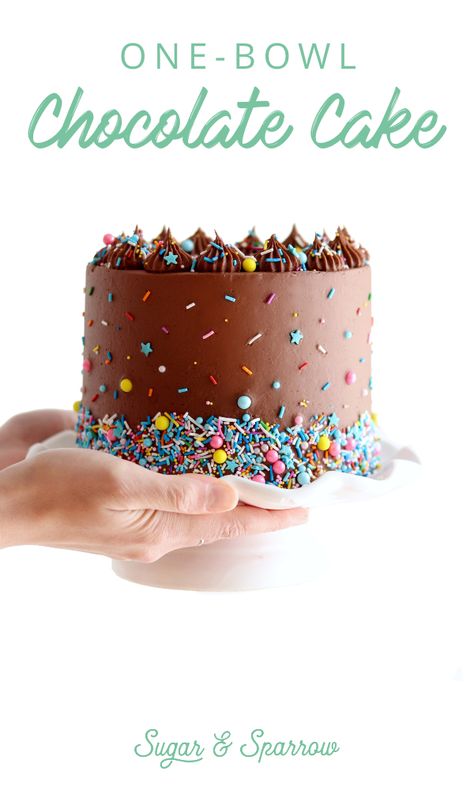 Chocolate Cake With Sprinkles Decoration, Summer Chocolate Cake, Chocolate Sprinkle Cake, Chocolate Cake Decorating Ideas Birthday, 4 Inch Cake Recipe, Chocolate Bday Cake, Easy Chocolate Cake Decorating Ideas, Chocolate Cake With Sprinkles, Chocolate Birthday Cake Ideas