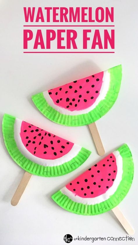 1st Day Of Summer Crafts For Kids, Summer Time Arts And Crafts For Kids, Paper Plate Preschool Crafts, Fun Crafts For Summer, Tk Kindergarten Arts And Crafts, Summer Fun Art Projects For Kids, Pre K Arts And Crafts Ideas, Easy Summer Camp Crafts For Kids, Crafts That Look Like Food