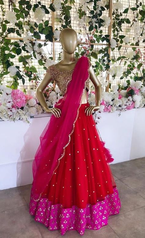 Lehenga Traditional, Bridal Pose, Traditional Festival, Outfits Indian, Half Sarees, Lehnga Dress, Bridal Lehenga Collection, Lehenga Blouse Designs, Half Saree Designs