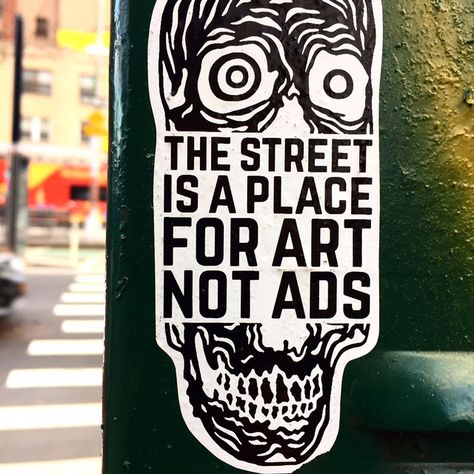 Sticker art NoLita NYC NYC Sticker Art — Part V: Rx Skulls, Chris RWK & K Nor, Todd Colby, Nany Coy, Bines, RAE BK and more Street Stickers Art, Sticker Art Graffiti, Street Art Ideas, Sticker Art Ideas, Sticker Street Art, Graffiti Lettering Fonts, Trash Art, Skate Art, Collage Poster