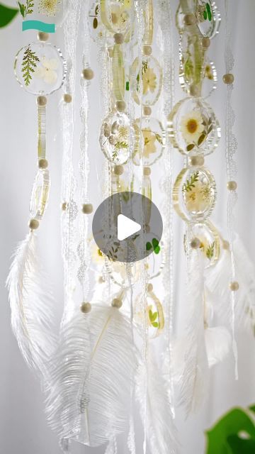 Resiners on Instagram: "We’re excited to share our latest project: beautiful Resin Wind Chimes adorned with delicate pressed flowers. Perfect for beginners and seasoned crafters alike, these wind chimes are not just a visual delight but also bring positive energy and protection to your space.⁠

#resinersmachine #resiners #DualHeadResinMixer #Resinermixer #ResinMixer #DIYWindChimes #ResinCrafts #ResinArt #WindChimes #WitchcraftWindChimes #SpiritualMeaning #HomemadeChimes #PressedFlowerResin #ResinForBeginners #CraftingSerenity" Resin Windchimes, Diy Wind Chimes, Pressed Flowers, Resin Crafts, Resin Art, Positive Energy, Wind Chimes, To Share, Energy