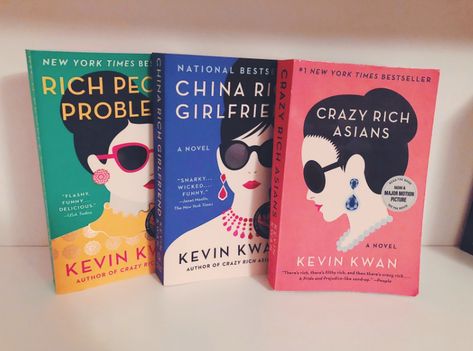 Crazy Rich Asians Book Cover, Awkwafina Crazy Rich Asians, Crazy Rich Asians Book, Romanticizing Reading, Crazy Rich Asians Aesthetic, Book Goals, Good Lifestyle, Asian Books, Bullet Journel