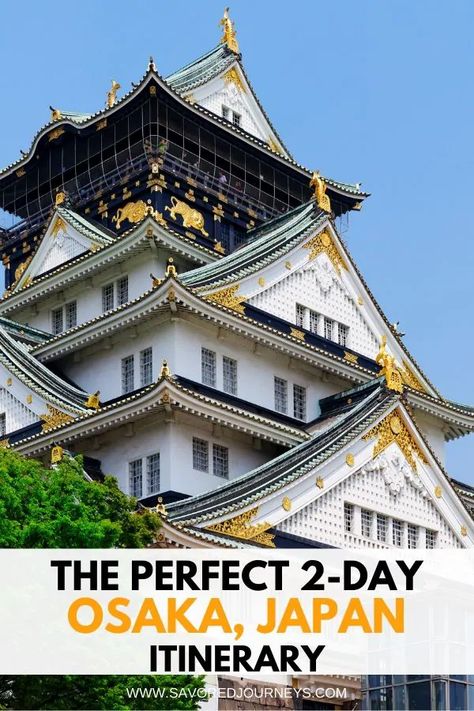 Here's how to spend 2 days in Osaka Japan in order to see all the top sights and eat your heart out on Dotonbori Street. | Osaka Japan | Osaka Travel | what to do in Osaka #osaka #Japan Best Things To Do In Osaka, Osaka Japan Photography, Osaka Itinerary, Osaka Travel, Japan Honeymoon, Kyoto Itinerary, Tokyo Guide, Japan Travel Destinations, Japan Temple