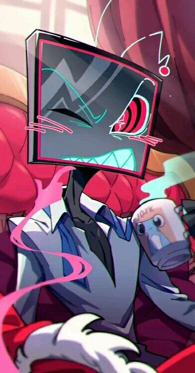 Hazbin Hotel Fanart, Tv Head, Aesthetic Wallpaper Iphone, Hotel Trivago, H Hotel, Blue Screen, Samsung Tvs, Vivziepop Hazbin Hotel, Anime Fnaf