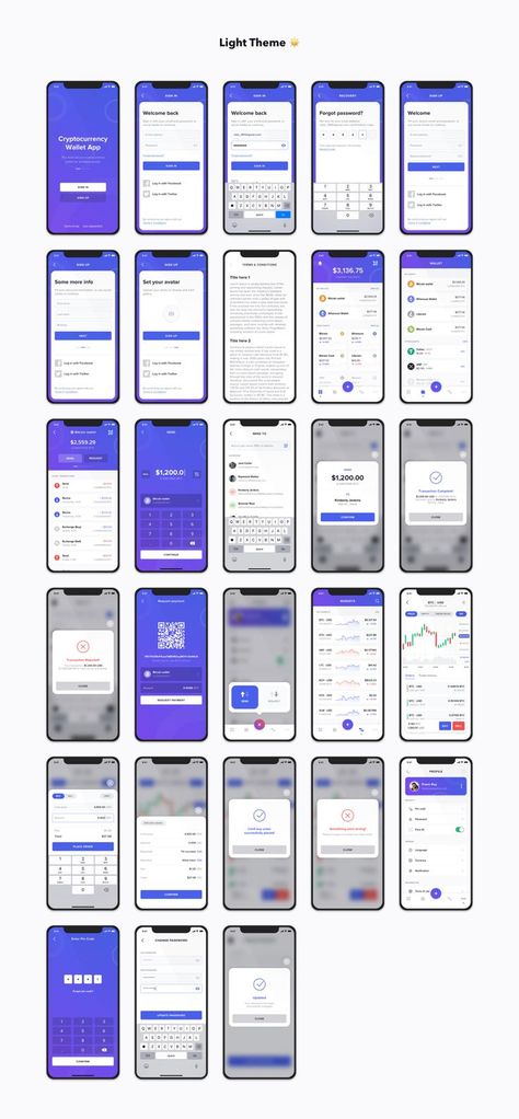 Crypto iOS App UI Kit iOS Cryptocurrency App UI Kit Ios Design Guidelines, Ios App Ui, Trading App, App Design Layout, Ui Design Website, Design Guidelines, Ios Design, Website Branding, Ux Ui