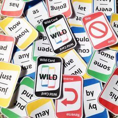 Reinforce first grade sight words with this "UNO" style card game! Card Games For Two, Kids Sight Words, Sight Word Fun, Dolch Words, First Grade Sight Words, Sight Word Reading, Be Single, Sight Word Practice, Sight Word Activities