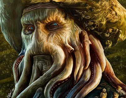 Davy Jones Pirates, Bill Nighy, Circus Characters, Pirate Tattoo, Giant Squid, Pirate Art, Davy Jones, Captain Jack Sparrow, Pirate Life