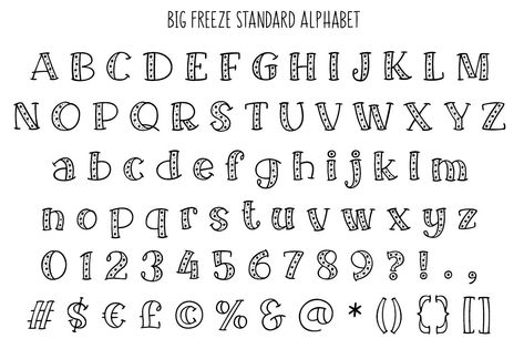 Holiday Fonts Alphabet, Winter Fonts Alphabet, Winter Font, No Make Up Make Up Look, Big Freeze, Winter Fonts, Alfabet Font, Bullet Journal Font, Journal Fonts