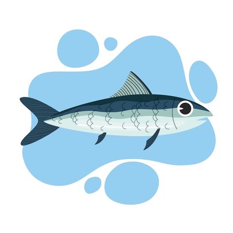 Dibujado a mano deliciosa ilustración de... | Free Vector #Freepik #freevector #sardina #pescado #comida-marina #comida-mar Fish Illustration, Premium Vector, Graphic Resources, Seafood, Vector Free, How To Draw Hands, Fish, Hand Painted, Anime