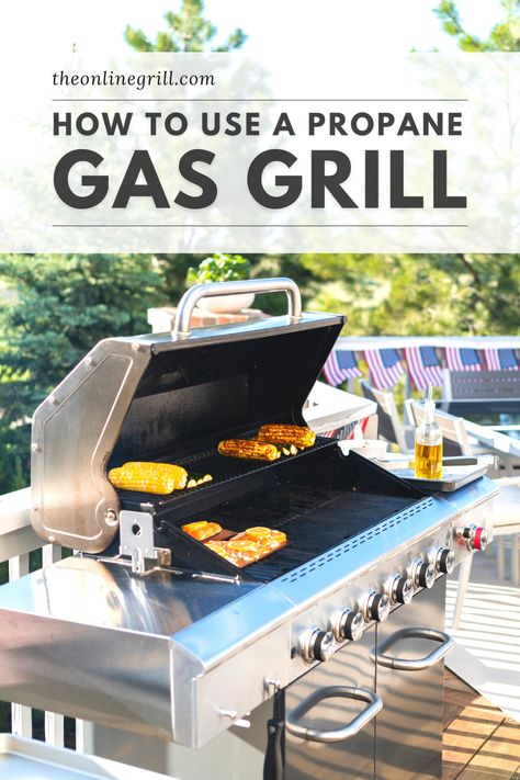 Got a new propane gas grill? Start with this guide. From set-up to grilling techniques, and cleaning to best accessories, learn how to use a gas grill today. Bbq Techniques, Diy Grill Station, 300 Dollars, Pellet Grills Smokers, Best Charcoal Grill, Bbq Hacks, Diy Grill, Easy Grilling, Propane Grill