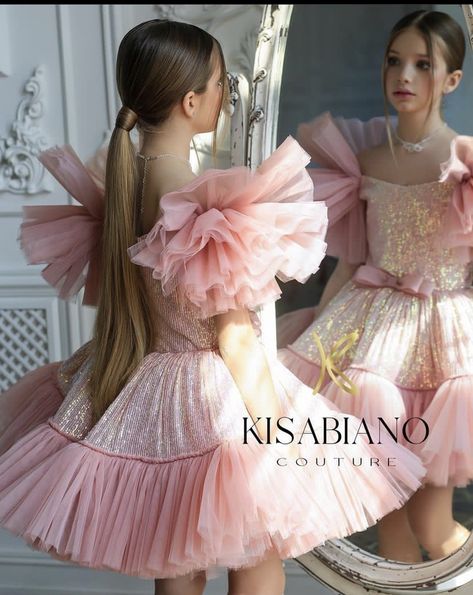 Kingdom Boutique, Girls Couture Dresses, Baby In Wedding Dress, Orchid Wallpaper, Weddings Dresses, Baby Wedding, استوديو الصور, Kids Wear, Kids Clothing