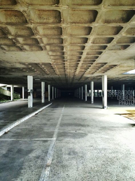 Abandoned brutalist carpark, outskirts of London Abandoned Brutalist Architecture, Abandoned Car Park, Brutalist Photography, Brutalist London, Shoot Video, Abandoned City, Derelict Buildings, Metro Boomin, Brutalist Buildings