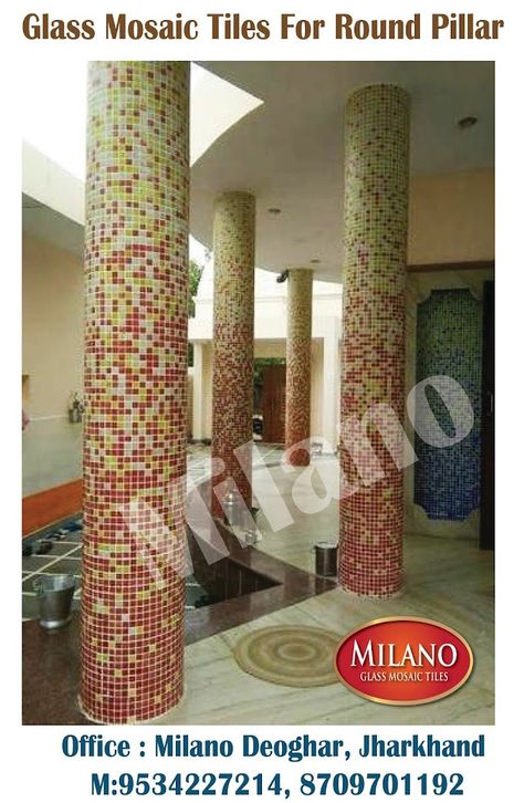 House Pillar Design Photos Pillar Design Interior Columns, Round Pillar Design Interior, Pillar Tiles Design, Pillar Design Interior, House Pillar Design, Interior Pillars, Round Pillar Design, House Pillars, Pillar Decorations