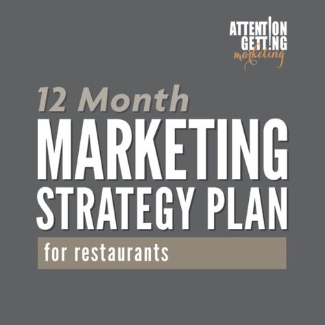 My 12-month Marketing Strategy Plan provides restaurant owners with a ONE-PAGE actionable marketing plan for EACH month of the year - over 300 easy to implement tactics that will drive more traffic to your business. I'm Gail Oliver, and as a long time marketing professional and consultant, I have been writing a popular small business blog (attention-getting.com) since 2012. My already-done-for-you marketing plans are meant to make it easy and affordable to promote your business.  DETAILS ⚬ Click through to read a sample page (and read the reviews!).  ⚬ You get a different plan for all 12 months of the year, 12 total.  ⚬ Tactics include publicity, social media, advertising, email, promotions & more, all specific to marketing a restaurant. ⚬ Each one-page monthly plan is actionable and detai Restaurant Promotion Ideas, Restaurant Marketing Plan, Restaurant Marketing Ideas, Restaurant Promotions, 12 Months Of The Year, Marketing Strategy Plan, Restaurant Layout, Restaurant Advertising, Restaurant Plan