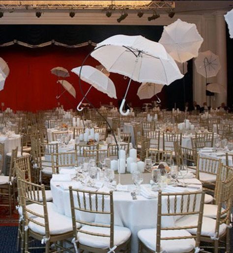 centerpieces Umbrella Centerpiece, Umbrella Decorations, Bridal Shower Centerpieces, Tea Party Decorations, Indoor Ceremony, Weddings By Color, Shower Centerpieces, Vancouver Wedding, Baby Shower Centerpieces