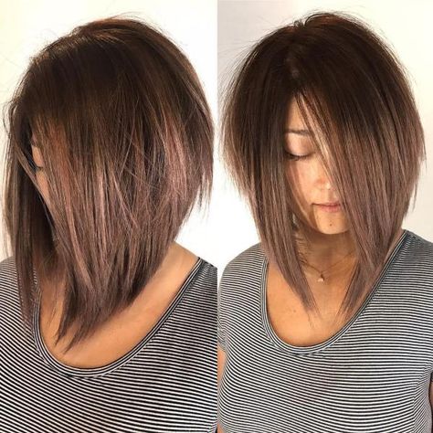 Bob Lung, Edgy Bob Haircuts, Messy Bob Haircut, Pin Straight Hair, Angled Bob Hairstyles, Messy Bob Hairstyles, Stacked Bob Haircut, Trendy Hairstyle, Peinados Fáciles Para Cabello Corto