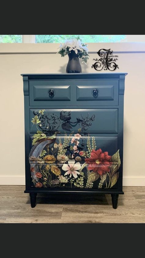 Painted Dressers, Hand Painted Dressers, Hand Painted, Furniture