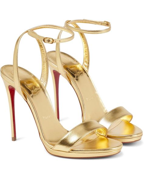 Loubi Queen, High Heels Aesthetic, Fancy High Heels, Boots For Women Ankle, Christian Louboutin Sandals, High Heels Outfit, Comfortable High Heels, Heels Aesthetic, Christian Louboutin Women