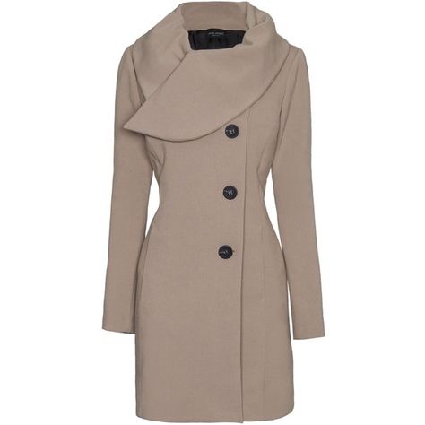 Top Fashion Products for Feb 14th, 2014 Big Collar, Tailored Coat, Beige Coat, Collar Coat, Collared Coat, Brown Coat, Work Attire, Outerwear Coats, Polyvore Fashion