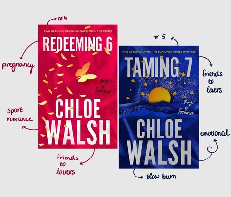 Chloe Walsh Books, Boys Of Tommen Series, Taming 7, Redeeming 6, Book Tropes, Book Review Journal, Book Hangover, Boys Of Tommen, Bookish Stuff