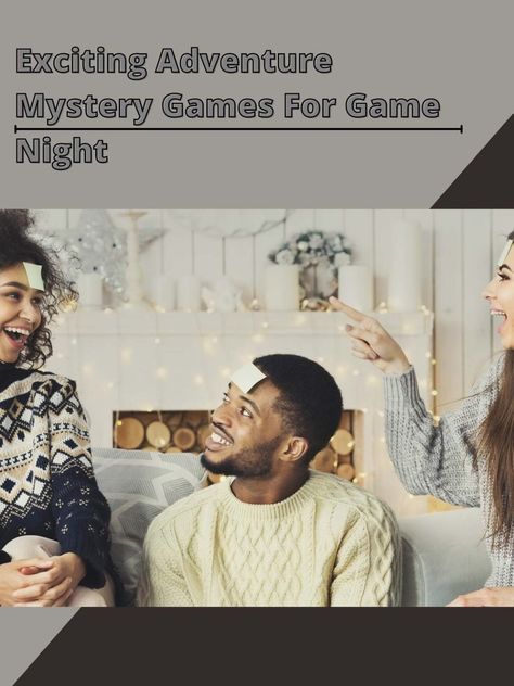 11 Best Mystery Games - Fun Party Pop Bachelor Games, Mystery Movies, Create A Timeline, Candy Games, Mystery Games, Party Pops, Reasoning Skills, Office Holiday Party, Dinner Party Ideas