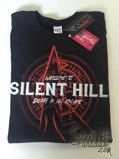 Full collection - Silent Hill Paradise Silent Hill Shirt, Silent Hill Series, Welcome To Silent Hill, Pyramid Head, Video Game T Shirts, Shirt Graphics, Gamer T Shirt, Horror Movie Posters, Silent Hill