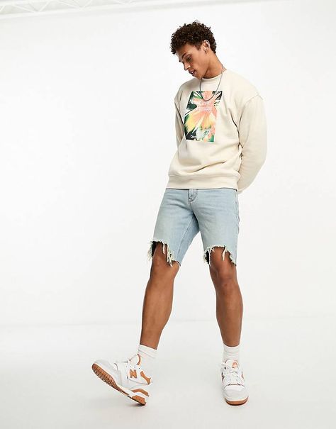 Pull&Bear never leave paradise sweatshirt in ecru | ASOS Paradise, Asos, Sweatshirts