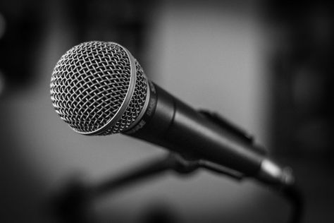 #black and white #microphone #music #stage Hunter Aesthetic, Brain Enhancement, Public Speaking Tips, Voice Coach, Voice Lesson, Guitar Photography, Audio Music, Desk Ideas, Hearing Loss